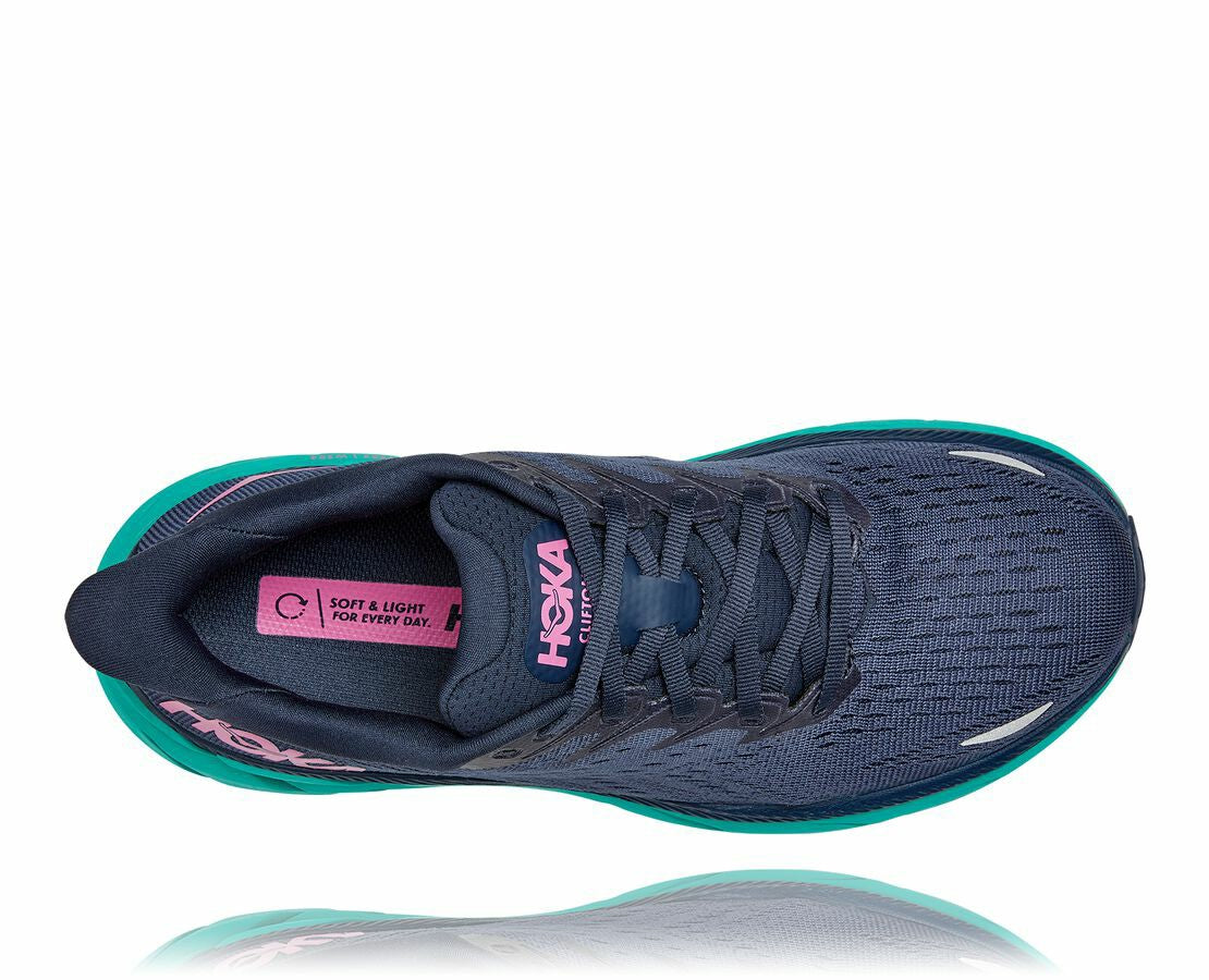 HOKA|Women's Clifton 8 Outer Space / Atlantis