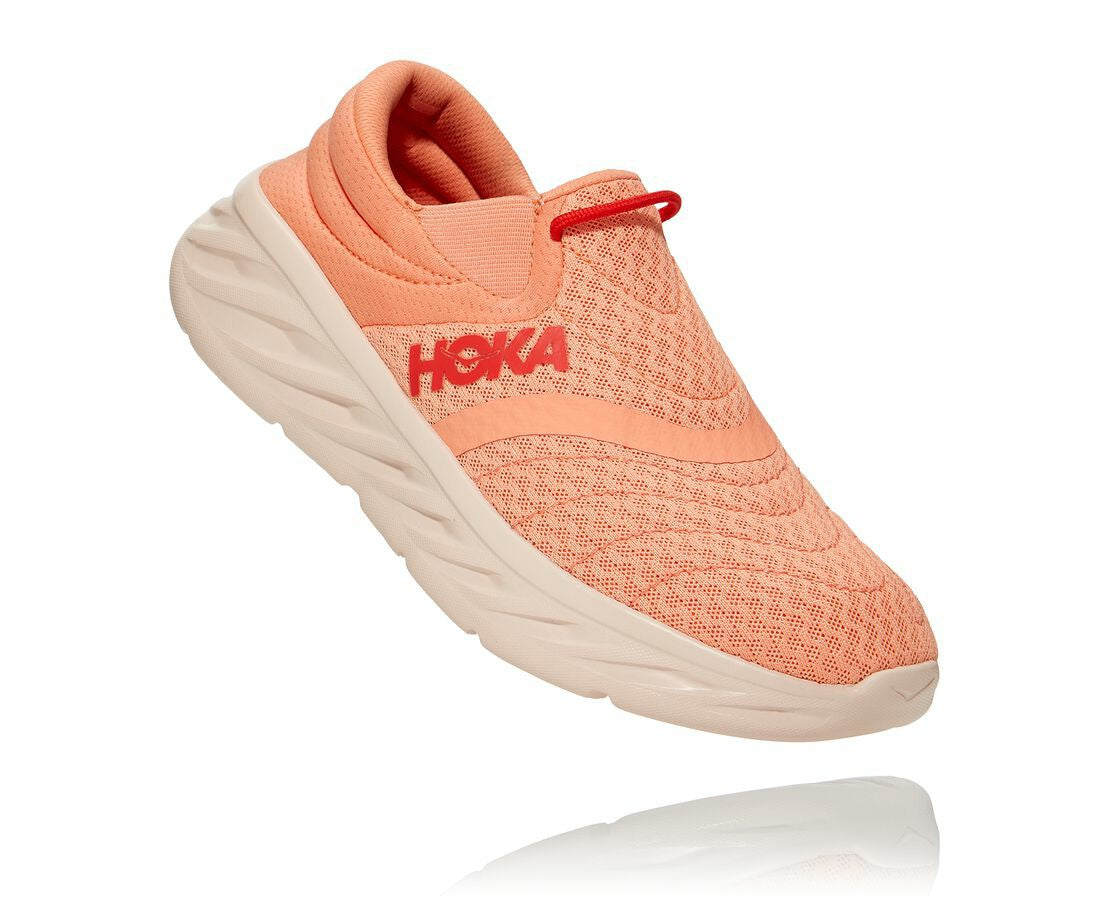 HOKA|Women's Ora Recovery Shoe 2 Cantaloupe / Fiesta