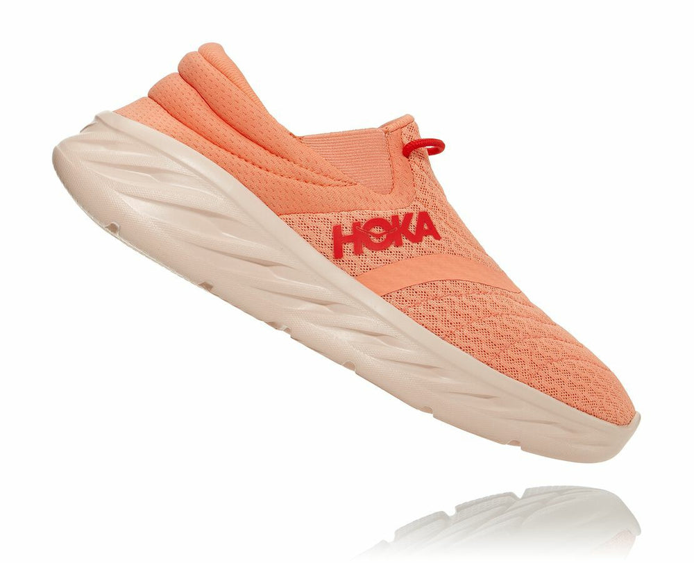 HOKA|Women's Ora Recovery Shoe 2 Cantaloupe / Fiesta