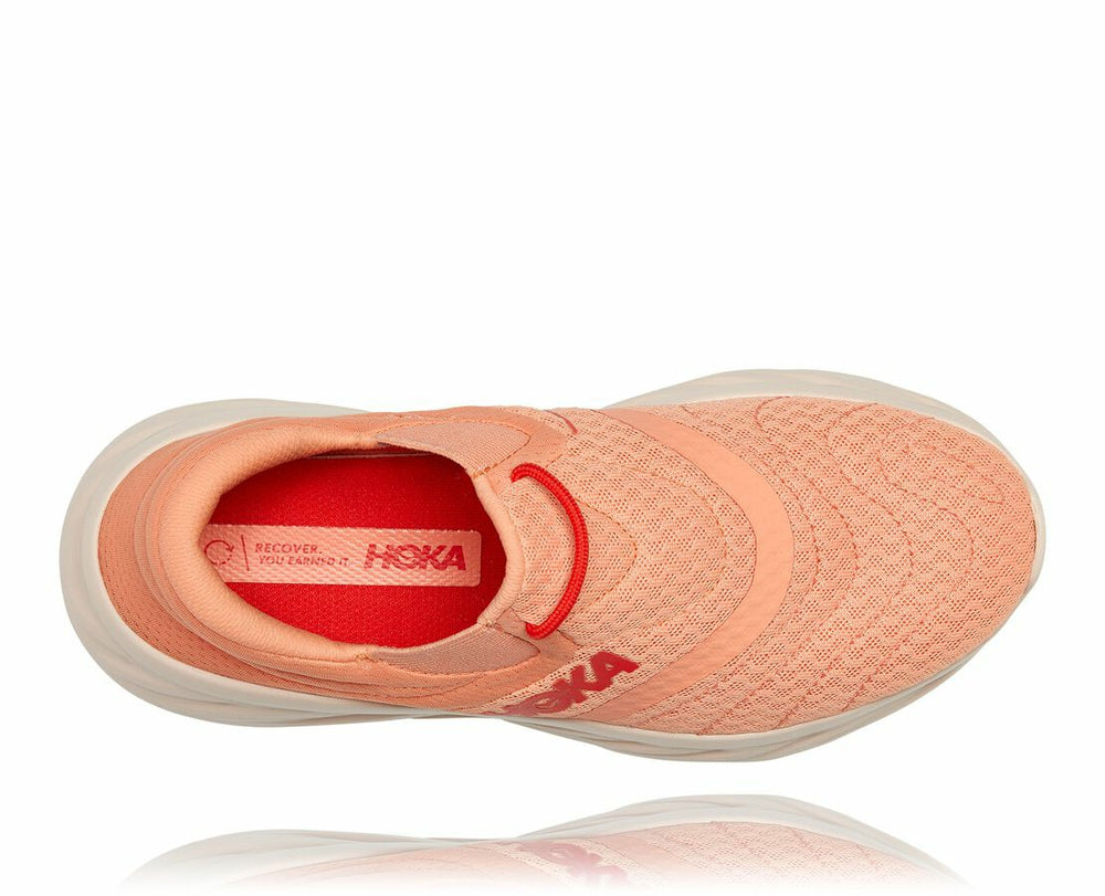 HOKA|Women's Ora Recovery Shoe 2 Cantaloupe / Fiesta