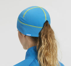 HOKA|Women's Performance Beanie Diva Blue / Citrus