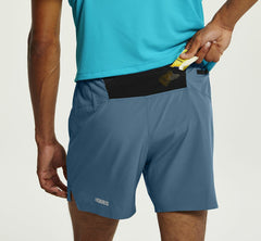 HOKA|Men's Glide 5" Short Real Teal