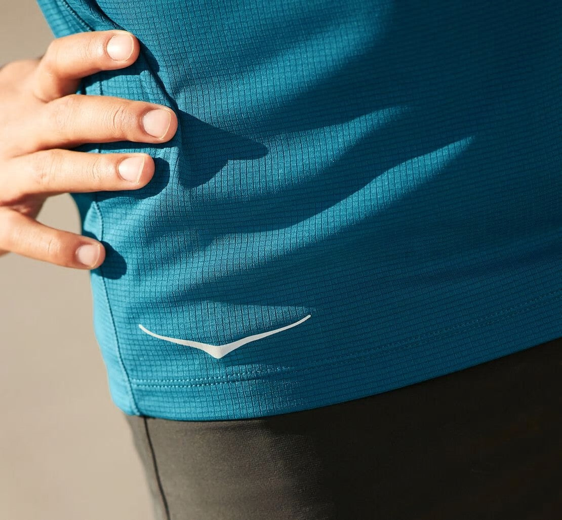 HOKA|Men's Performance Short Sleeve Moroccan Blue