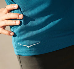 HOKA|Men's Performance Short Sleeve Moroccan Blue