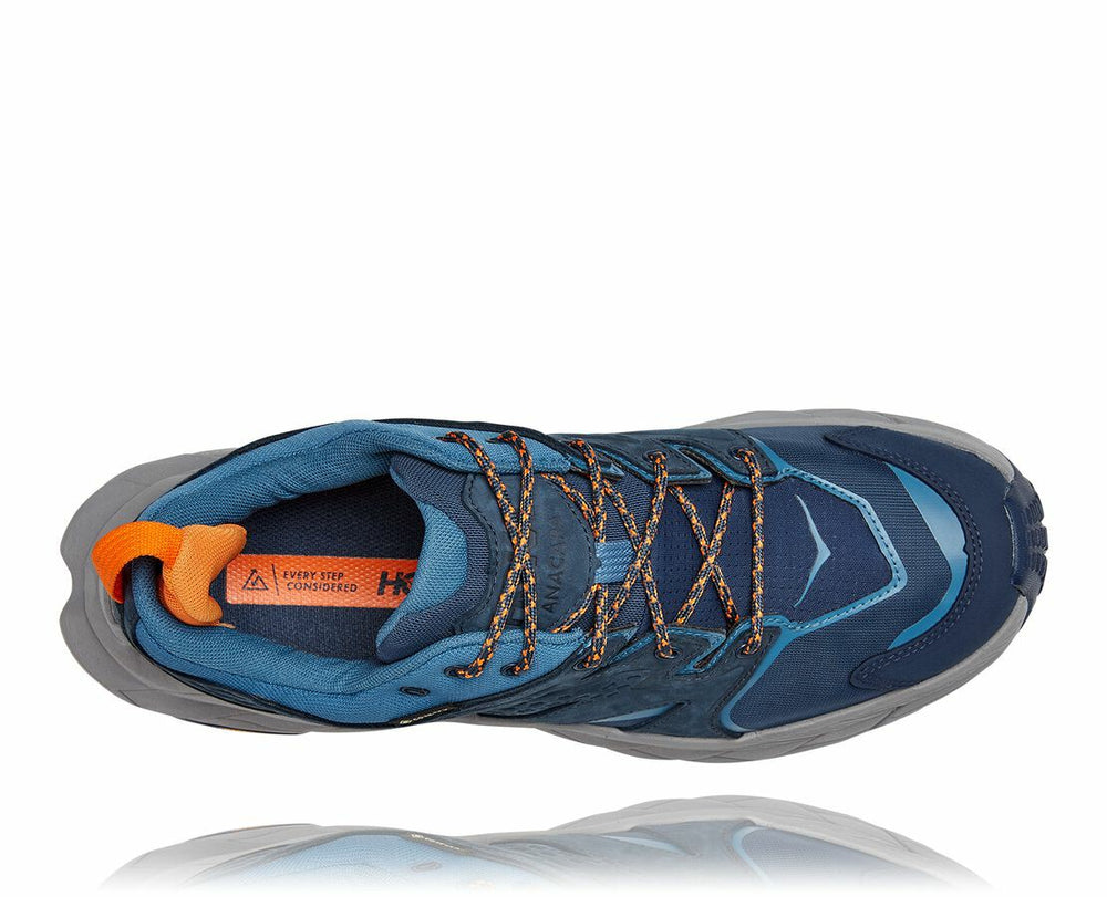 HOKA|Men's Anacapa Low GORE-TEX Outer Space / Real Teal