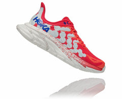 HOKA|All Gender Clifton Edge Geometric Paradise Pink / Blue Flower