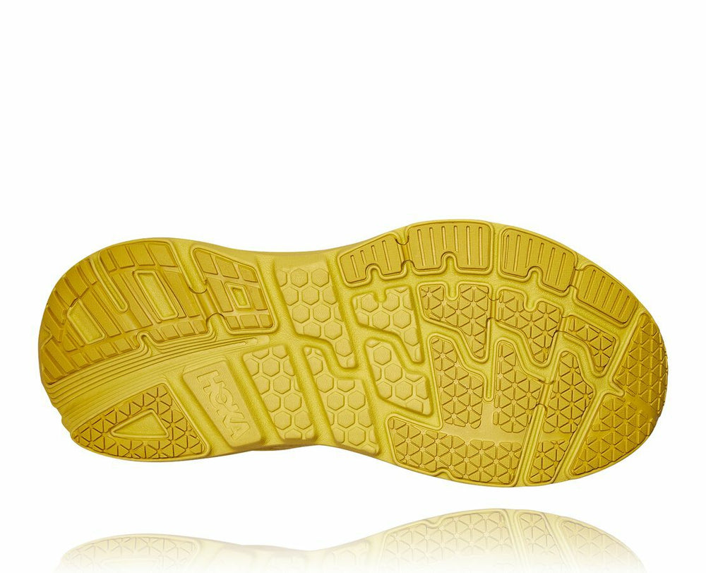 HOKA|All Gender Bondi L Suede Celery / Lima Bean