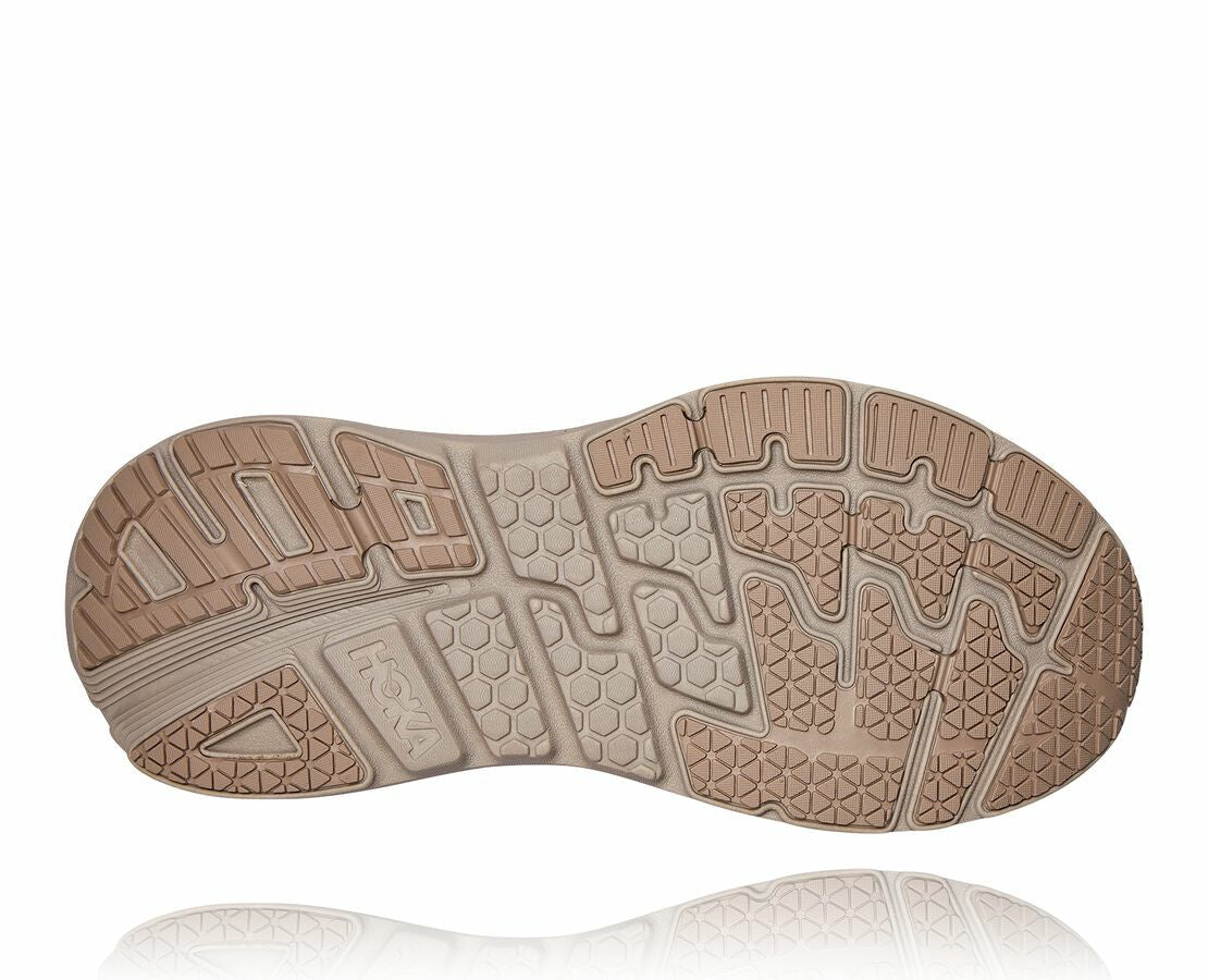 HOKA|All Gender Bondi L Suede Simply Taupe / Pumice Stone