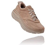 HOKA|All Gender Bondi L Suede Simply Taupe / Pumice Stone