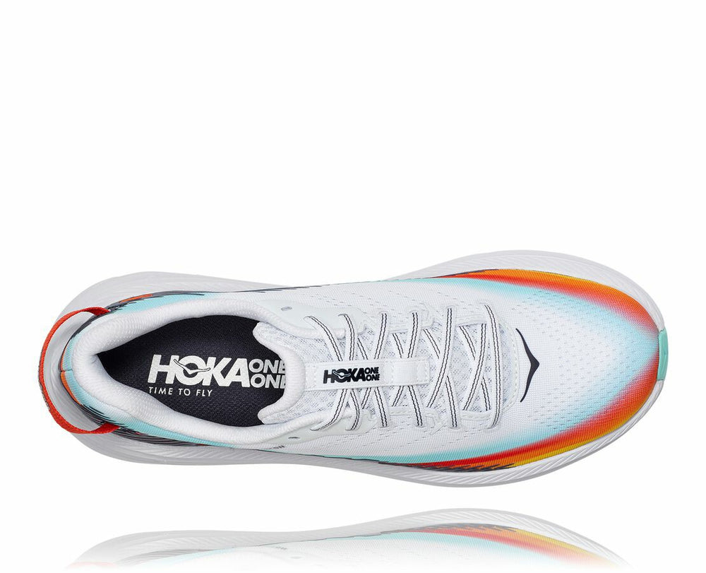 HOKA|Women's Ironman Rincon 2 White / Evening Blue