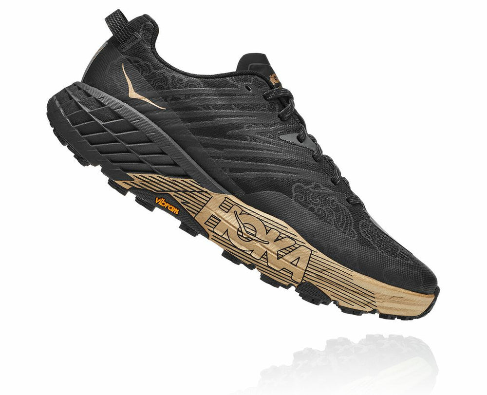 HOKA|All Gender Speedgoat 4 CNY Black / Gold