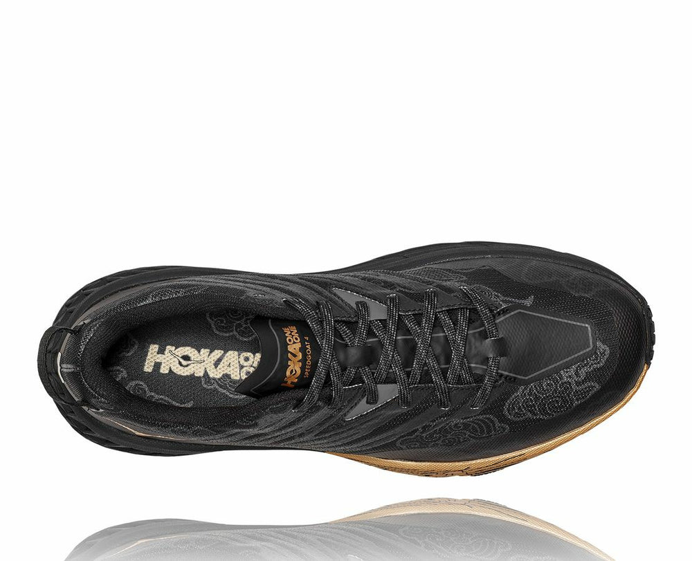 HOKA|All Gender Speedgoat 4 CNY Black / Gold