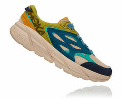 HOKA|Unisex Clifton L Suede Multi / Shifting Sand