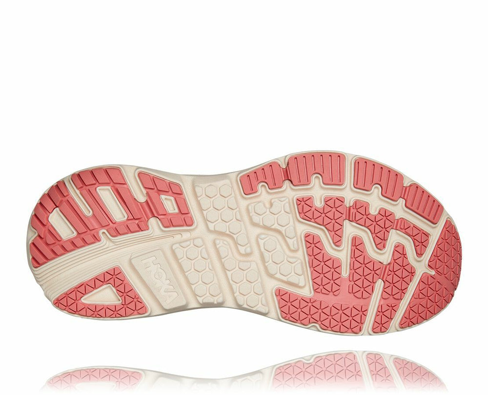 HOKA|Unisex Bondi L Suede Shifting Sand / Multi